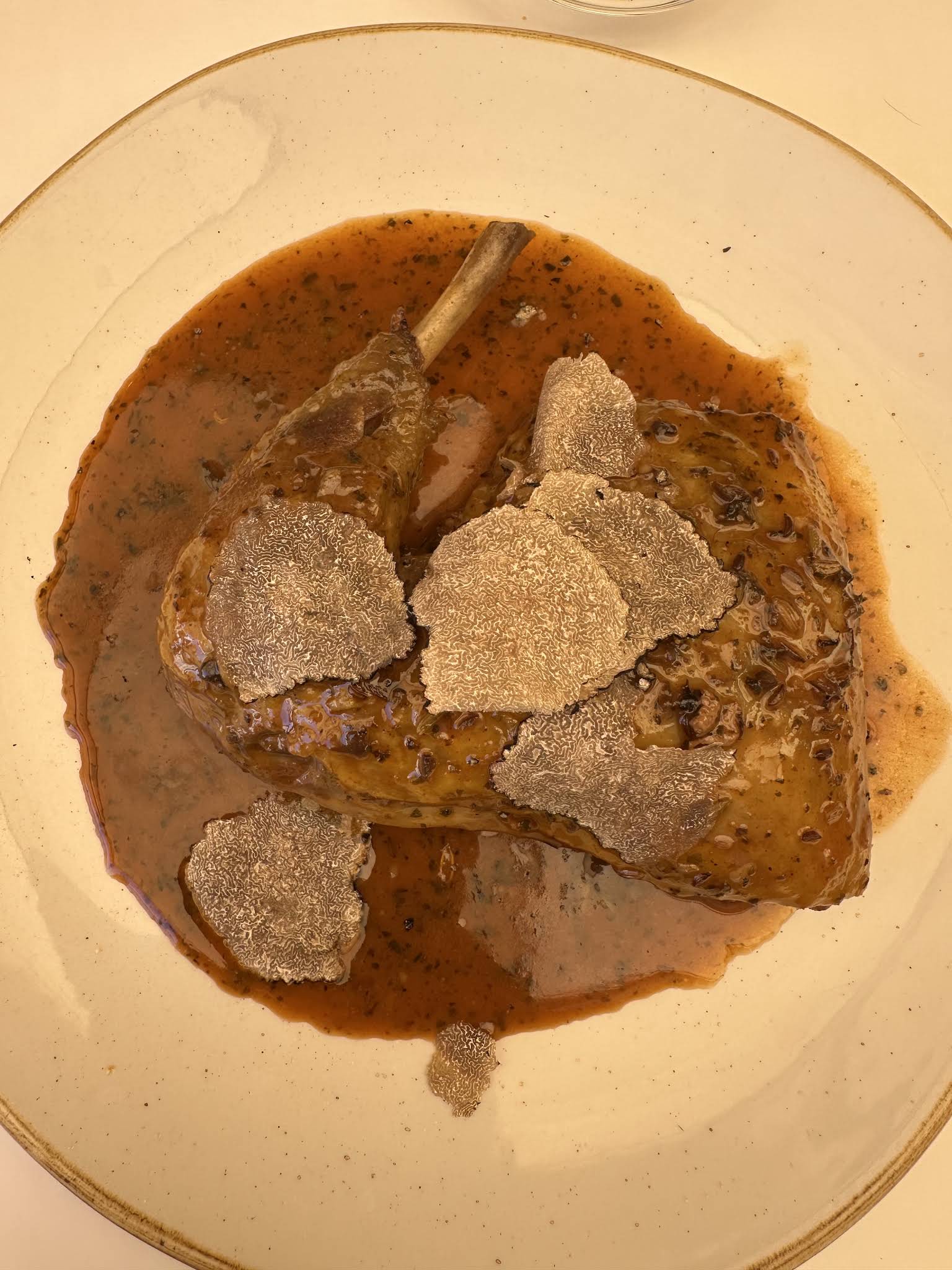 Piatto al tartufo